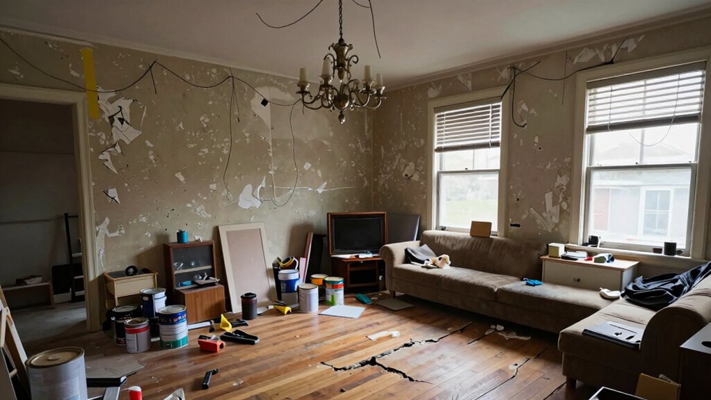 stressful costly renovations