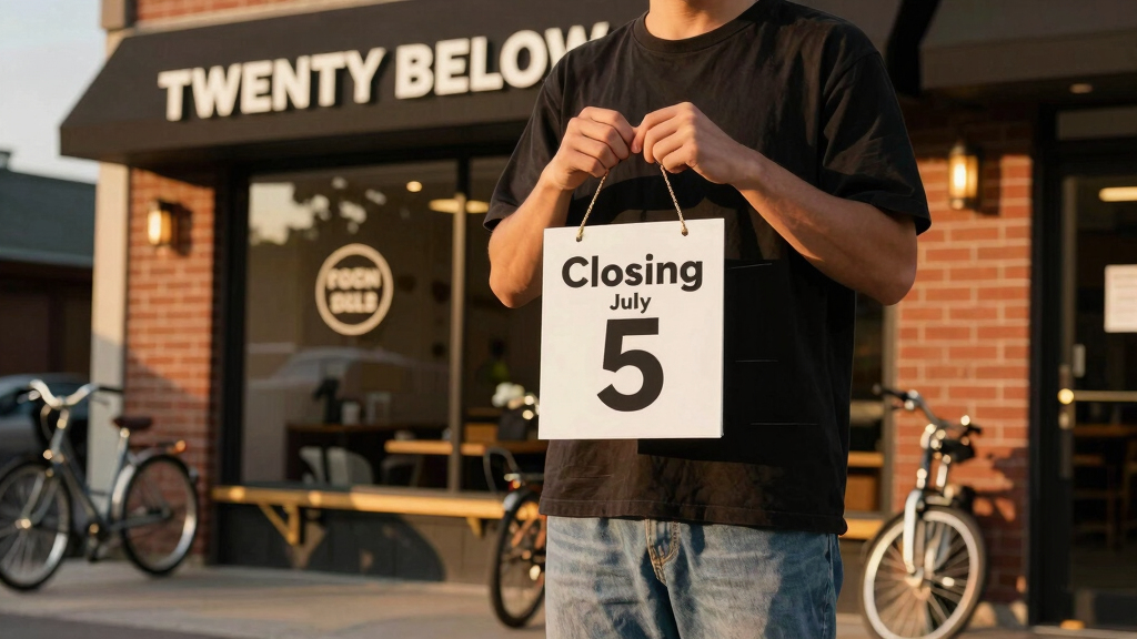 Twenty Below Coffee Co. closing July 5